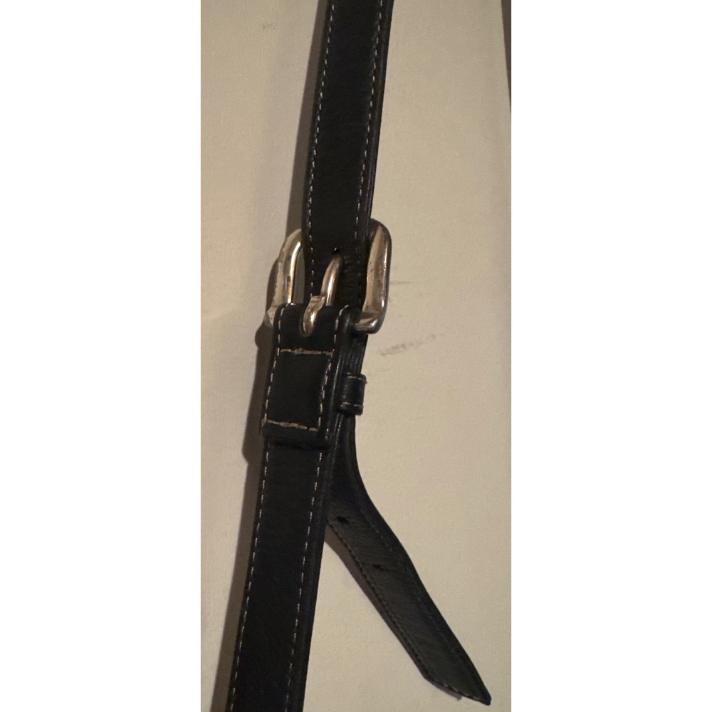 Fossil Black Leather Crossbody Bag Signature Key Charm Organizer 75082 9 x 8 - Picture 10 of 16